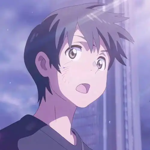  动漫男生头像日子很滚烫又暖又明亮