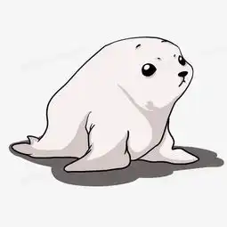  海洋小海豹元素png图片素材免费下载psd格式熊猫办公