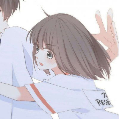  狄淇儿和应怜情侣头像单人两张怦然心动男主和女主头像一人一张