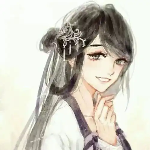 情侣头像.古风玉指寒