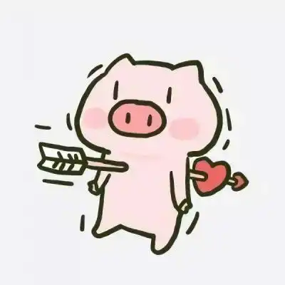 微信头像卡通猪图片