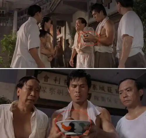  功夫穿帮星爷单挑大妈,喷大妈一脸血,大妈的脸转身干净