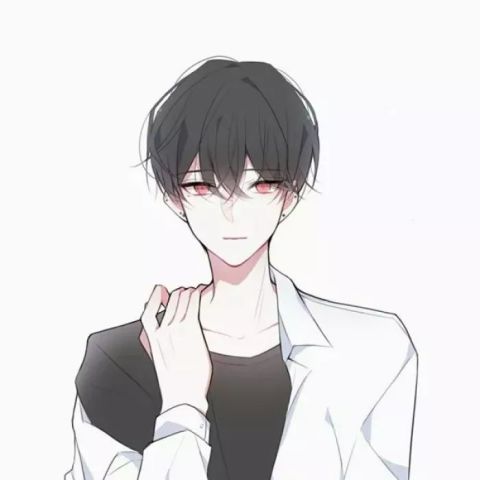 情侣头像二次元黑白帅气