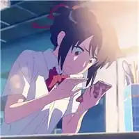  你的名字情侣头像2016你的名字动漫情侣qq头像一左一右