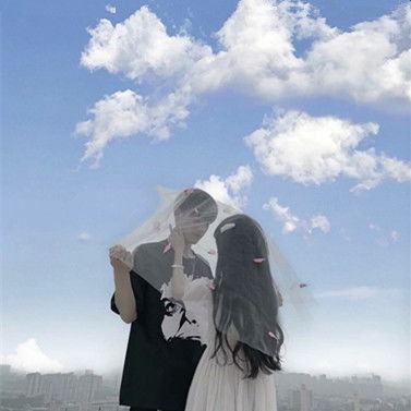  比水还干净的情侣头像从前书信远车马慢,一生只爱一个人