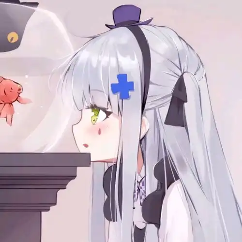  情侣头像趣味插画动漫