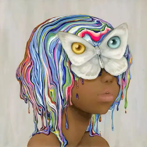  看似幼稚的绘画,展现了一个流行世界