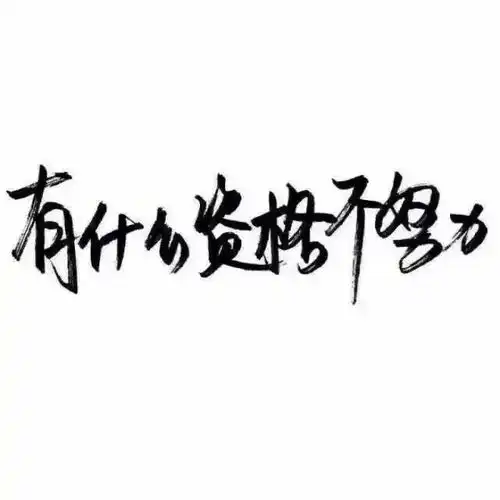  纯文字头像