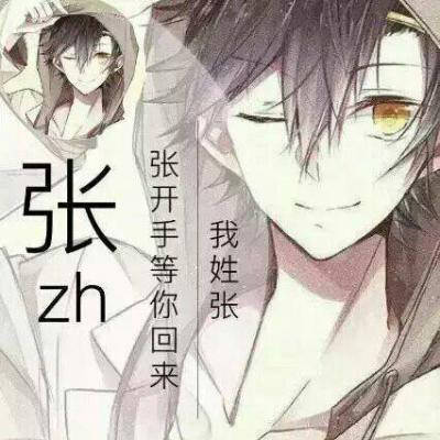  张姓氏男头像带字图片好看带张字的微信姓氏头像图片大全