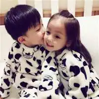  萌娃情侣头像情侣专用一对两张微信头像图片大全