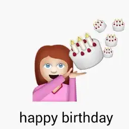  qq皮肤一组生日emoji2015