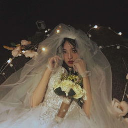  穿婚纱的女生唯美头像韩版伤感女生婚纱头像