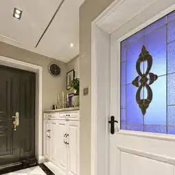  玄关装修效果图配饰设计中建溪岸观邸家装图片无锡锦华装饰