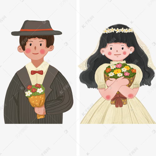  520情侣头像婚纱西装男生女生素材图片免费下载千库网