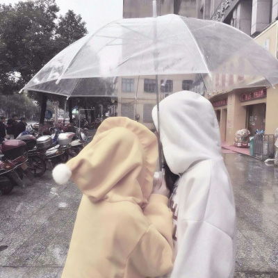  女生闺蜜头像真人两张霸气新款闺蜜二人头像