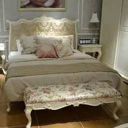 欧式床尾凳实木雕花卧室床边换鞋凳简约长凳子价格厂家图片 欧式床尾凳实木雕花卧室床边换鞋凳简约长凳子价格厂家图片