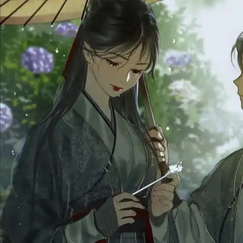  十七对古风情侣头像