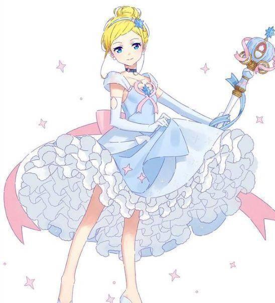  当迪士尼公主变成魔法少女,白雪公主超可爱,乐佩公主是女神