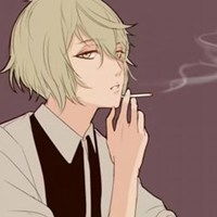  二次元动漫伤感抽烟头像微信头像图片大全