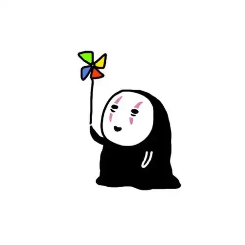  可爱无脸男小头像