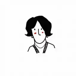  原创手绘简约情侣头像一对微信黑白简约情侣头像一男一女