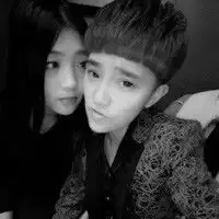 情侣酷拽头像黑白男女