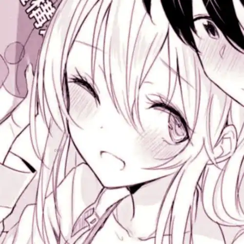 清爽卡通情侣头像喜欢你