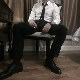  领带衬衫制服部位情侣头像
