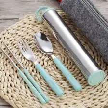  环保不锈钢餐具笑脸不锈钢餐具