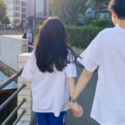  沫兮一对两张唯美ins真人情侣头情侣头像我要个性网