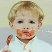 情侣头像可爱小孩萌萌色