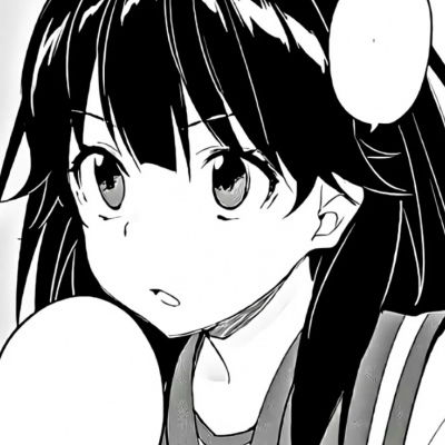 情侣黑白漫画头像动漫女生