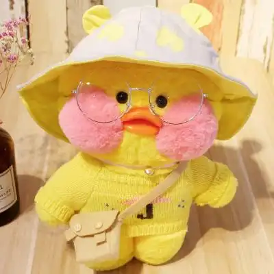  网红小黄鸭头像情侣一人一张黄鸭子系列情侣头像