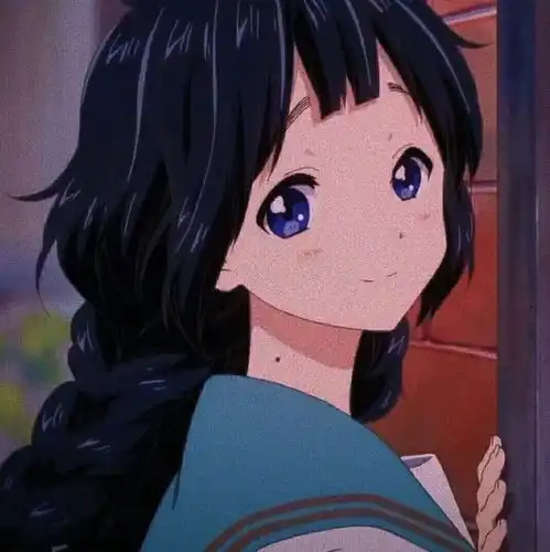  一组动漫女生头像