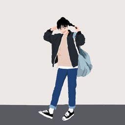  卡通情侣头情侣头像男头手绘女头短发堆糖,美好生活研究所