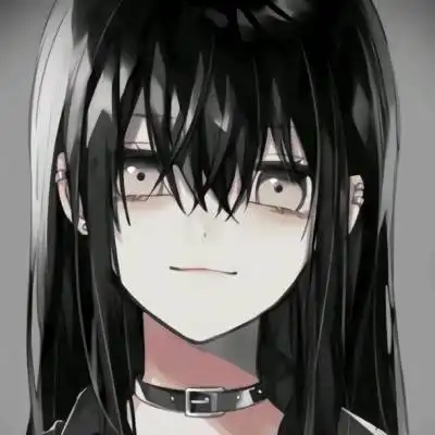  情头动漫一男一女黑暗丧