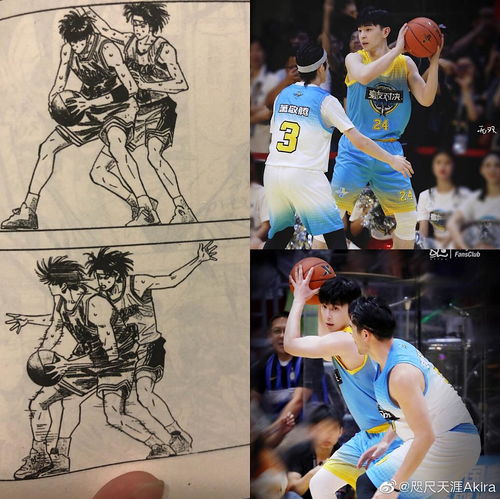  邓伦简直是灌篮高手里走出来的篮球少年,配漫画对比图