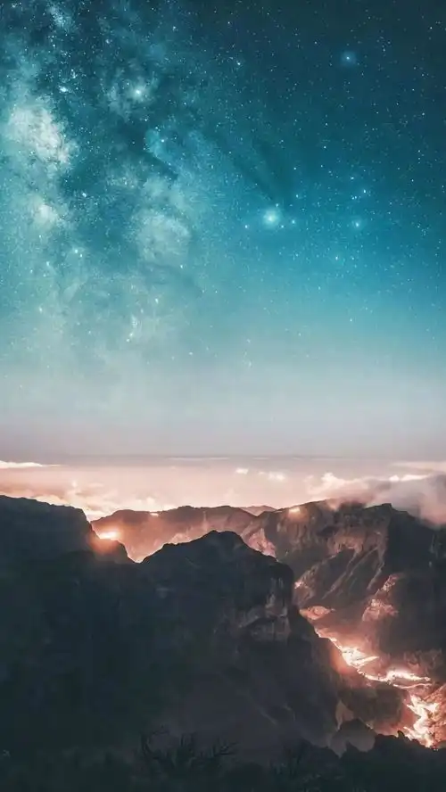 情侣头像紫色天空手机壁