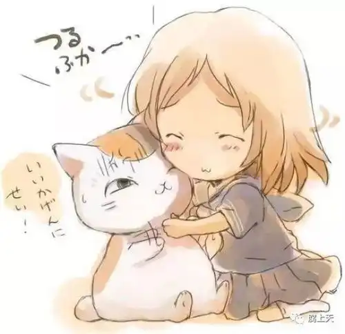  夏目友人帐同人插画作品画风超治愈啊