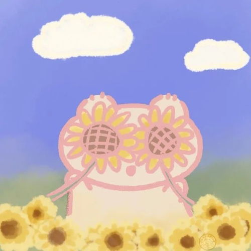  兔熊情侣头像系列五