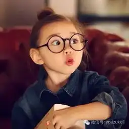 车里眼镜萌娃头像