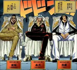  海贼王的海军中的大将和中将的名字图片最好