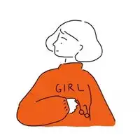  情侣头像简笔简笔画男女一左一右情侣头像