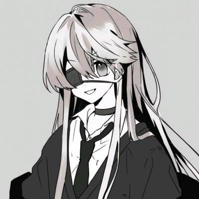  情头动漫一男一女黑暗丧