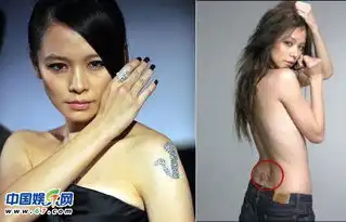  揭秘女星私密纹身baby与陈伟霆曾有情侣纹身
