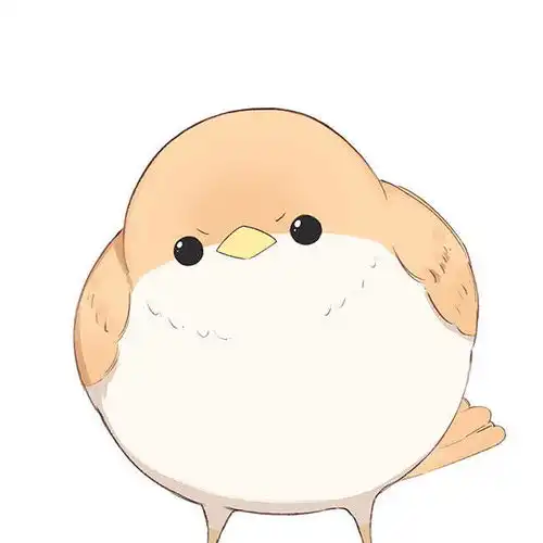  麻雀头像卡通头像作者微博阿闷aman堆糖,美图壁纸兴趣社区