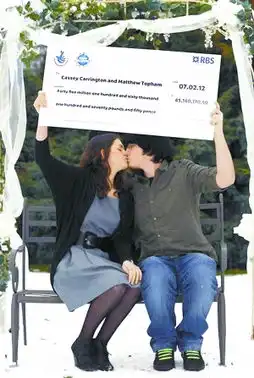  英国情侣中千万英镑乐透大奖