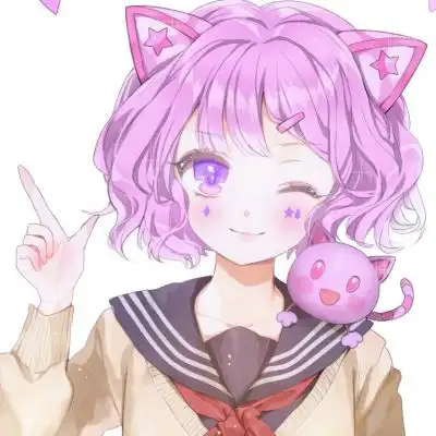 情侣头像紫色天空每日