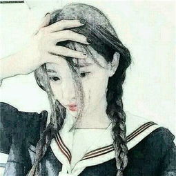  文艺女生头像手绘图片大全今生喜欢搂着的你感觉
