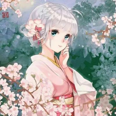  手绘插画风cg头像